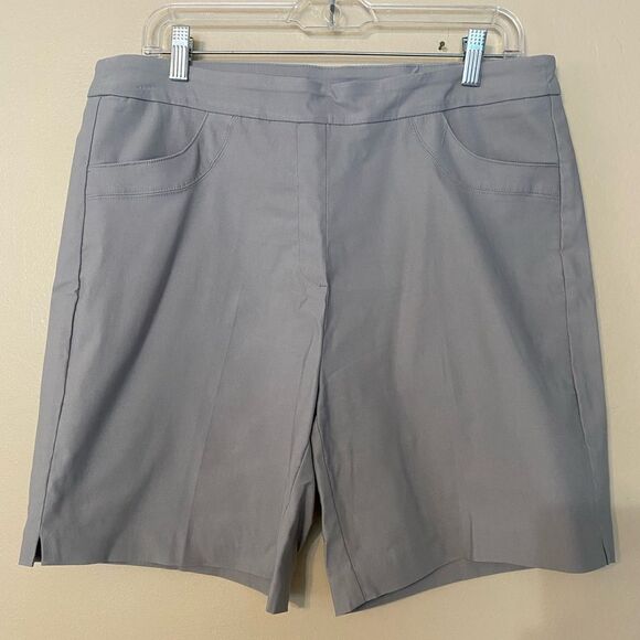 Coconut Row Gray Women's Shorts - Picture 1 of 7